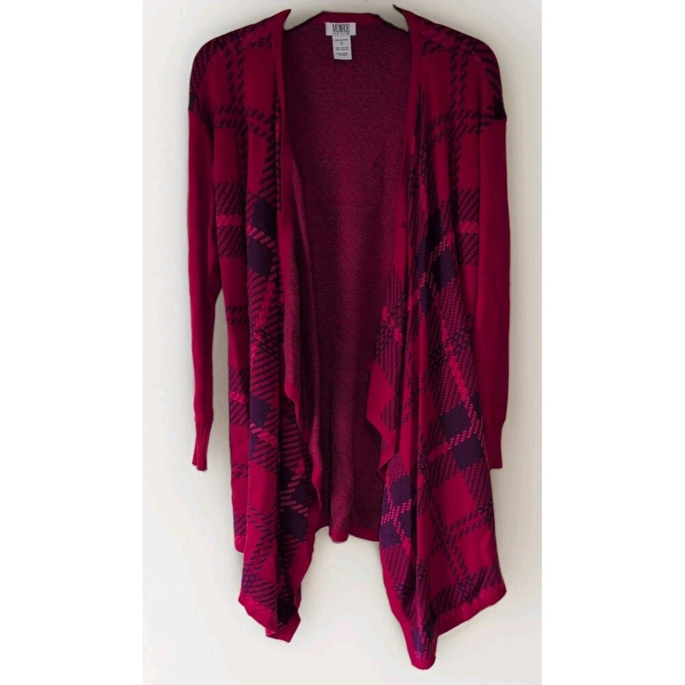 Monroe and Main Women’s S Open Front Sweater Long Boho Cardigan Maxi Duster